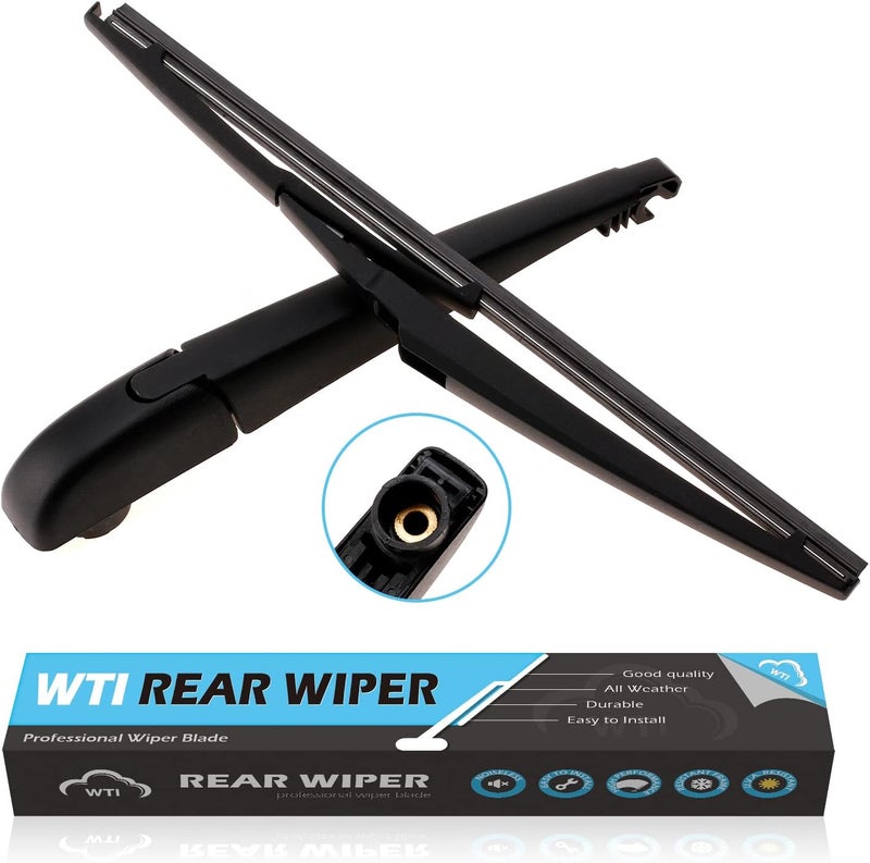 WTI Rear Wiper Arm Blade Set Compatible With Toyota RAV4 2013-2018 Rear Windshield Window Wiper Kits Assembly New Replacement Accessories Parts Fit 8524242040 - Image 1